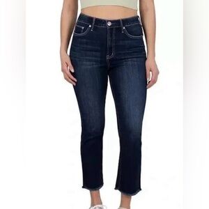 Seven7 High Rise Frayed Hem Jeans